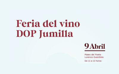 Cartel de la Feria del vino DOP Jumilla. 9 Abril